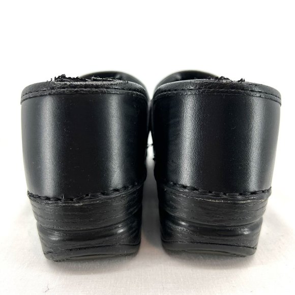 Dansko XP Black Leather Clogs Womens 39 US 8.5 9 - Picture 8 of 10